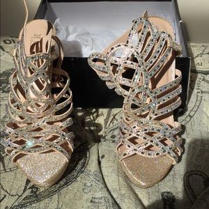 Crystal heels